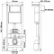 Монтажный элемент для подвесного унитаза Berges Atom Line 410 040340 - 7