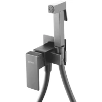 Гигиенический душ Shevanik S127T со смесителем, оружейная сталь