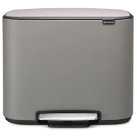 Мусорное ведро 11+23л Brabantia Pedal Bin Bo 121562