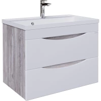 Тумба бетон пайн/белый глянец 79 см Grossman Талис 108014