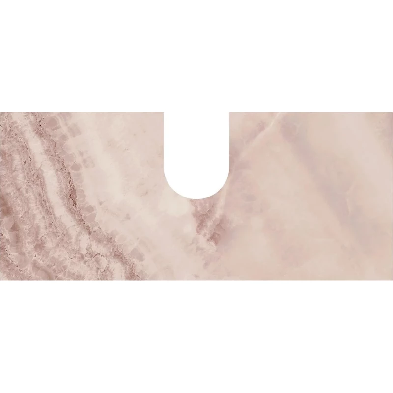 Задняя стенка 56 см розовый глянец Kerama Marazzi Cono Ониче COb.SG567602R\56