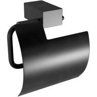 Держатель туалетной бумаги Lemark Smooth Line 9722011 черный матовый