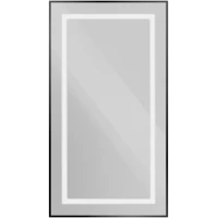 Зеркало BelBagno Kraft SPC-KRAFT-500-900-SENS-NERO 50x90 см, с LED-подсветкой, сенсорным выключателем, черный