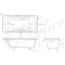 Ванна чугунная Delice Haiti Luxe DLR230637R 160x80 см, с отверстиями под ручки, белый - 2