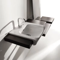 Раковина Kerasan Inka Project 341201*1 40x40 см, полувстраиваемая, белый