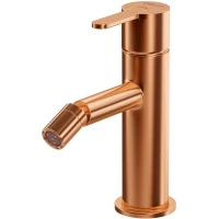 Смеситель для биде с донным клапаном Cezares Leaf LEAF-BSM-SS