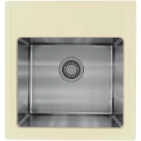 Кухонная мойка Florentina Комби 480 21.455.B0480.202 48x51 см, нержавеющая сталь/шампань