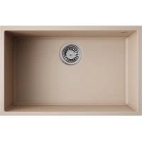 Кухонная мойка Omoikiri Tetogranit Tedori 66-U-SA 4993974 66x42 см, бежевый