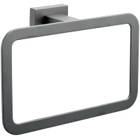 Полотенцедержатель кольцо Belz B90404 оружейная сталь матовый