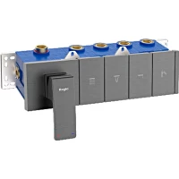 Смеситель для ванны Raglo R02.274.09 встраиваемый, графит матовый