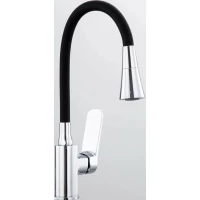 Смеситель для кухни Frap F4461-2 с гибким изливом, хром 
