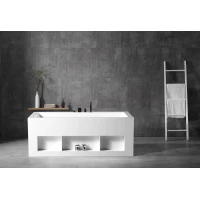 Акриловая ванна Abber AB9339-1.6 160x80 см, отдельностоящая, белый