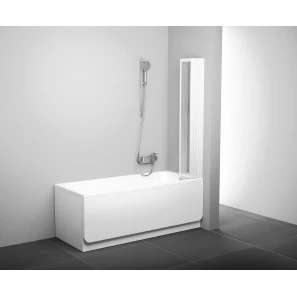 Изображение товара шторка для ванны складывающаяся пятиэлементная ravak vs5 белая+рейн 794e010041