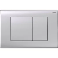 Кнопка смыва Рехау Nova Quad 001 19102031001 для инсталляции, матовый хром