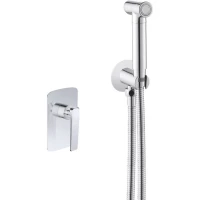 Гигиенический душ Rose R1305 со смесителем, хром