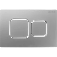 Кнопка смыва Cezares Pneumatic PN2-BTN-IN для инсталляции, сатин