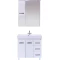 Зеркальный шкаф Misty Селена П-Сел02075-01Л 74x100,3 см L, с подсветкой, выключателем, белый глянец - 2