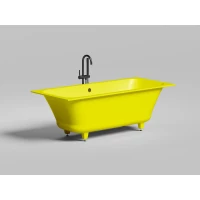 Ванна из литьевого мрамора Salini S-Stone Orlanda Axis 103223MF 170x75 см, покраска по RAL матовый полностью