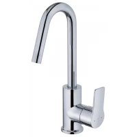 Смеситель для раковины Teka Manacor 843751200 с донным клапаном, хром