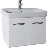 Тумба с раковиной белый глянец 60 см Bellezza Джела 4639809540019 + 4620000148562