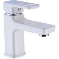 Смеситель для раковины D-Lin D110366-C хром/белый