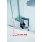 Душевой уголок 80-90x80-90 см Cezares SLIDER-A-2-80/90-C-Cr прозрачное Душевой уголок 80-90x80-90 см Cezares SLIDER-A-2-80/90-C-Cr прозрачное - 9