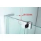 Душевой уголок 80-90x80-90 см Cezares SLIDER-A-2-80/90-C-Cr прозрачное Душевой уголок 80-90x80-90 см Cezares SLIDER-A-2-80/90-C-Cr прозрачное - 7