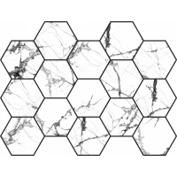 Мозаика Pamesa Malla Hex Cr. Lux Iceberg White 22,5x32,5