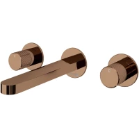 Смеситель для раковины WasserKRAFT Paar 8845 встраиваемый, розовое золото