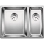 Изображение товара кухонная мойка blanco andano 340/180-u infino зеркальная полированная сталь 522979