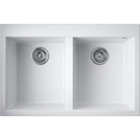 Кухонная мойка Omoikiri Tetogranit Bosen 80-2-WH 4993839 80x53 см, белый
