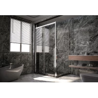 Душевой уголок 129x99 см Veconi Premium Trento PTC30-SP-130100-CH-01-C4 прозрачное