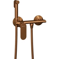 Гигиенический душ Knotlor Dew FHS01S0RB со смесителем, бронза матовая