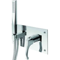 Смеситель для душа Emmevi Ares 76052/CR встраиваемый, с душевым гарнитуром, хром