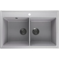 Кухонная мойка Ulgran платина Ruma 780-04
