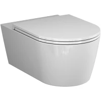 Унитаз подвесной Am.Pm Func C8F1701SC безободковый, с сиденьем микролифт, белый