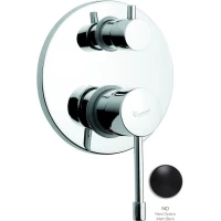 Смеситель для ванны Emmevi Eden 71029/NEO встраиваемый, черный матовый 