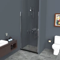 Душевая дверь 90 см BelBagno UNO-B-2-90-C-Cr прозрачное