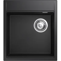 Кухонная мойка Rivelato Tesoro TR-455-R nero 45x51 см, черный