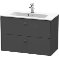 Тумба графит матовый 82 см Duravit Brioso BR411104949