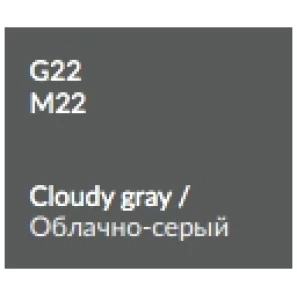Изображение товара пенал подвесной облачно-серый глянец verona susan su302(l)g22