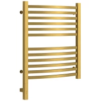 Полотенцесушитель электрический 600x500 состаренная латунь МЭМ левый Сунержа Аркус 3.0 051-5704-6050