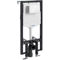 Инсталляция для унитаза WasserKRAFT Vils 56 56TLT.010.ME.WH02 с кнопкой смыва, белый