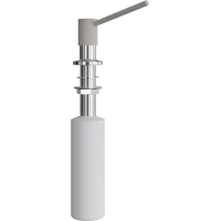 Дозатор для жидкого мыла Florentina Марко 707.728.0000.307 300 мл, встраиваемый, для кухни, хром/серый шелк