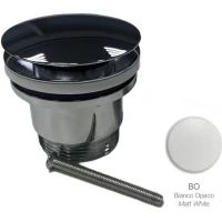 Донный клапан для ванны Astra-Form Solid Surface 08010049 универсальный, белый матовый