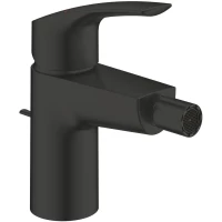 Смеситель для биде Grohe Eurosmart 329292433 с донным клапаном, черный матовый