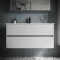 Комплект мебели белый глянец 101 см Sancos Urban UR100W + CN7003 + Z1000 - 2