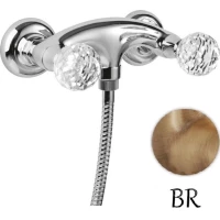 Смеситель для душа бронза, ручки Swarovski Cezares Atlantis ATLANTIS-DS-02-Sw