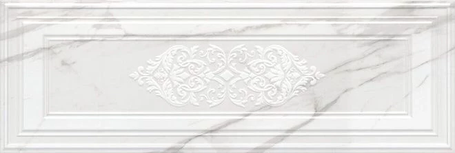 Керамическая плитка Kerama Marazzi Плитка Прадо белый панель обрезной 40x120 14041R/3F керамическая плитка altacera