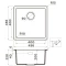 Кухонная мойка Artceramic Omoikiri Yamakawa 45-Integra-GB графит 4997251 - 2